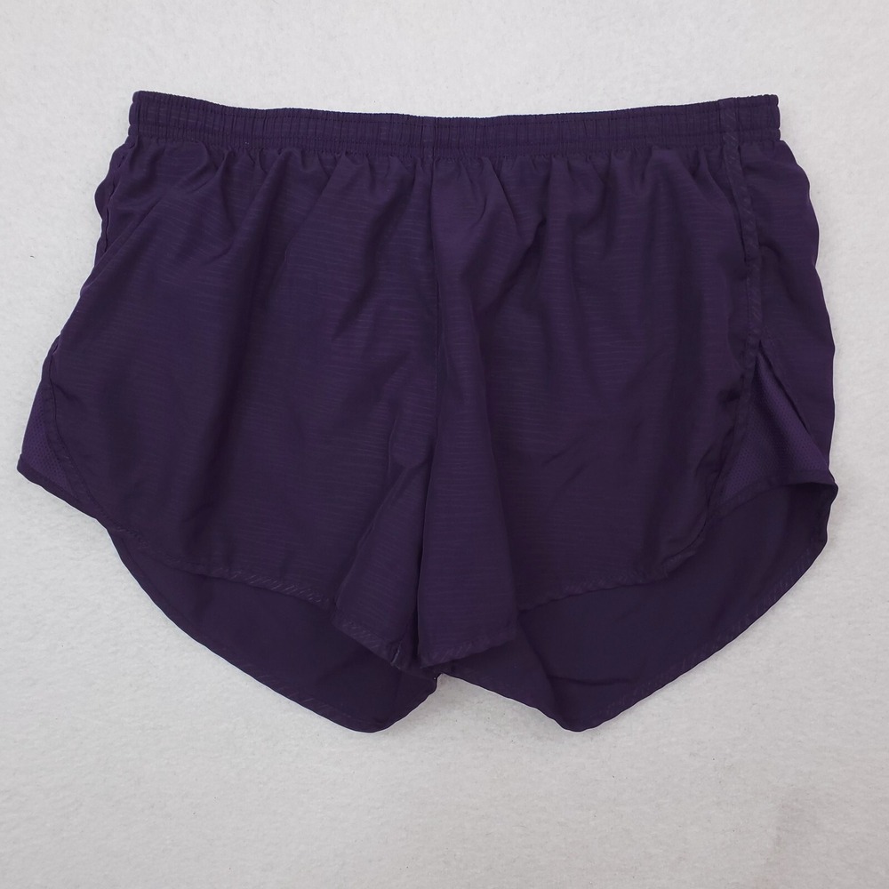 Nike Shorts Womens Medium Purple Gym Athletic Training Running Lined Dri Fit